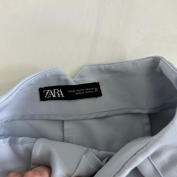Zara High Waisted Pant blue lavender size xs - Picture 3 of 3